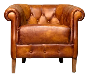 Vintage Chesterfield Chair in Leather, 1960s