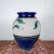 This lovely studio art pottery vase measures 7.5" tall. Its opening measures 4" wide, from outer edge to outer edge. It...
