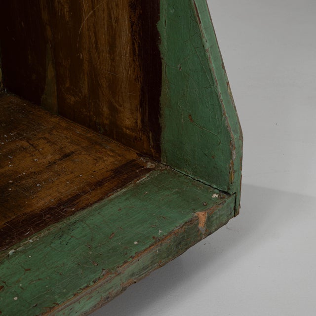 Wood Mid 20th Century French Wood Patinated Bookshelf For Sale - Image 7 of 18