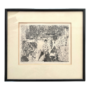 Engraving by Anthony Gross (British, 20th Century), Dated 1930, Pencil Signed