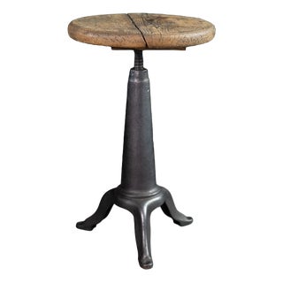 Vintage Industrial Stool, 1930s For Sale