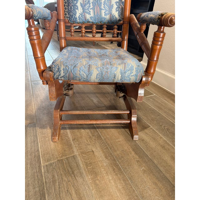 Antique Victorian Eastlake Platform Rocker - Model No. 60 For Sale - Image 4 of 8