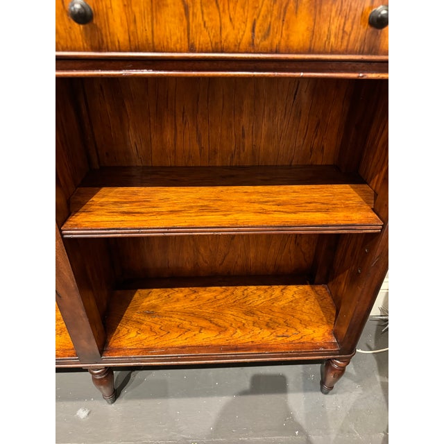 Vintage Theodore Alexander Mahogany Console For Sale - Image 9 of 11