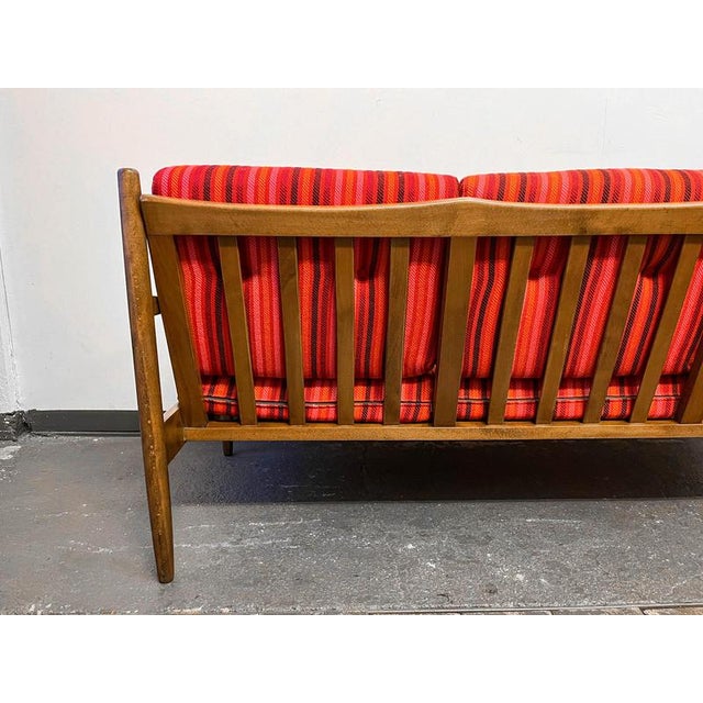 Mid-Century Beech Sofa, 1960s For Sale - Image 12 of 18