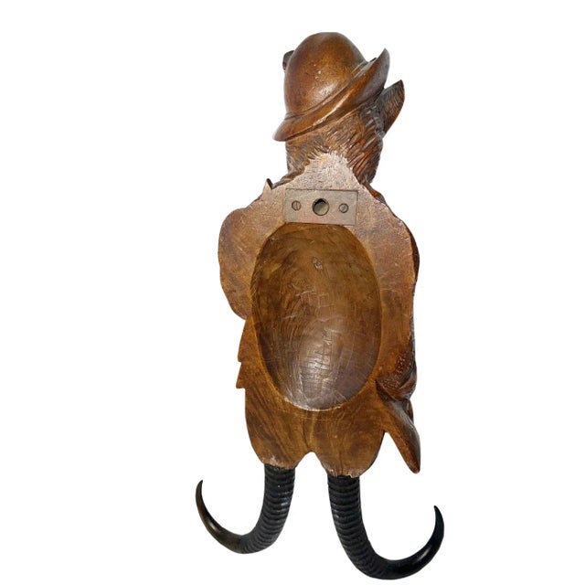 Late 19th Century Black Forest Whip Carved Dog With Glass Eyes For Sale - Image 4 of 6