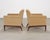 Early 21st Century Pair of A. Rudin "No. 600.1" Hardwood Boucle Lounge Armchairs For Sale - Image 5 of 18