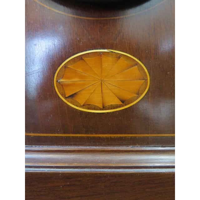 French Early 20th Century Mahogany French Mantle Clock For Sale - Image 3 of 9