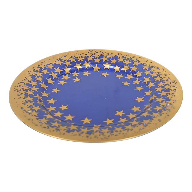 Stars Charger Plate by Trix & Robert Haussmann for Swid Powell, 1986 For Sale
