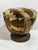 Art Deco Italian Poufs in Walnut and Velvet, 1940, Set of 3 For Sale - Image 4 of 12