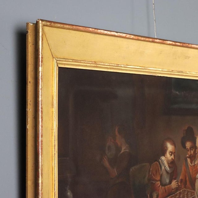 English School, The Chess Players, Pastel on Paper, Framed For Sale - Image 10 of 12