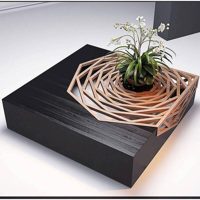 Make a striking statement in your living space with the Hanako Coffee Table by Oggetti. Designed as a sculptural...
