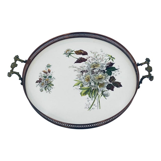 Antique Art Nouveau Serving Tray, 1925 For Sale