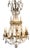 Antique Louis XIV Style French Crystal & Silvered Gilt Bronze Chandelier For Sale In Los Angeles - Image 6 of 8