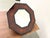Modern Octagonal Wooden Mirror by Jean-Claude Mahey, 1970s For Sale - Image 3 of 12