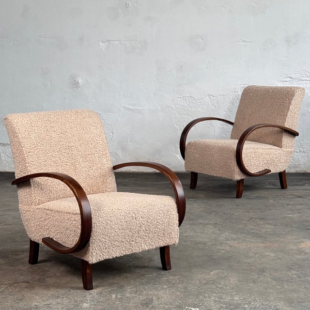 H-410 Chairs by Jindrich Halabala for Up Závody, 1930s, Set of 2 For Sale - Image 12 of 12