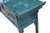 Chinoiserie Vintage Century Furniture Faux-Malachite Green Pagoda Console Sideboard With Brass Hardware, Attributed For Sale - Image 3 of 18