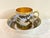 Antique Old Paris Porcelain Coffee Cup & Deep Saucer, Hand-Painted Landscape, Circa 1810 For Sale - Image 4 of 13
