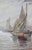 Bustad, Painting Sailboats on a Calm Sea, 1928, Oil on Canvas For Sale - Image 9 of 15