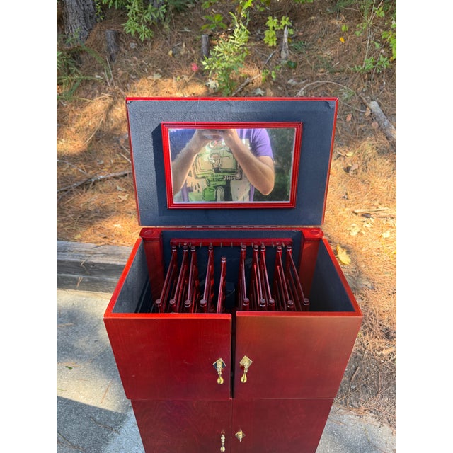 1970s Lori Greiner - For Your Ease Only - Floor Standing Jewelry Box 44in For Sale - Image 5 of 12