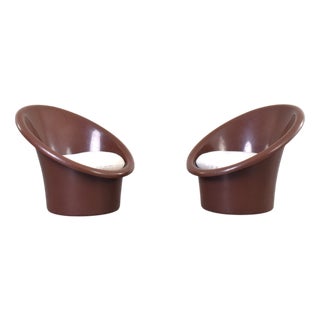 Skopa Lounge Chairs by Ole Gjerløv-Knudsen and Torben Lind for Ikea, 1970s, Set of 2 For Sale