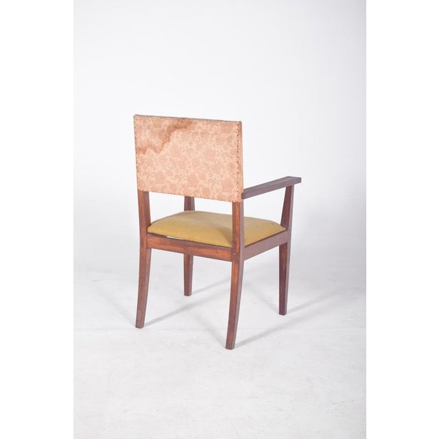 Armchair with Upholstered Seat and Back, 1890s For Sale - Image 6 of 8