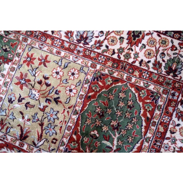 1970s Vintage Persian Qum Style Rug 8' X 11.5' For Sale In New York - Image 6 of 13