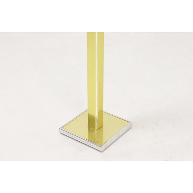 Metal Mid-Century Brass & Chrome Coat Rack from Belgo Chrom, 1970s For Sale - Image 7 of 10