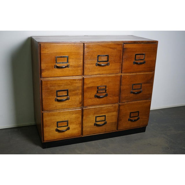 Vintage German Pine Apothecary Cabinet, 1950s For Sale - Image 4 of 18