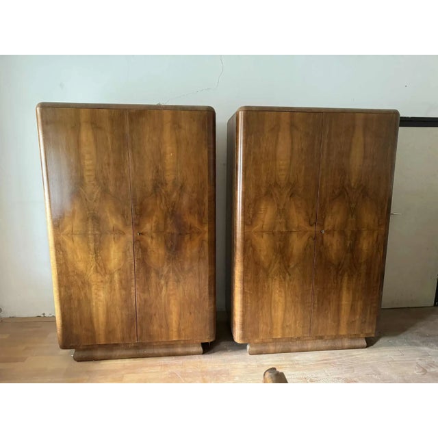 Art Deco Cabinets, Austria, 1930s, Set of 2 For Sale - Image 6 of 6