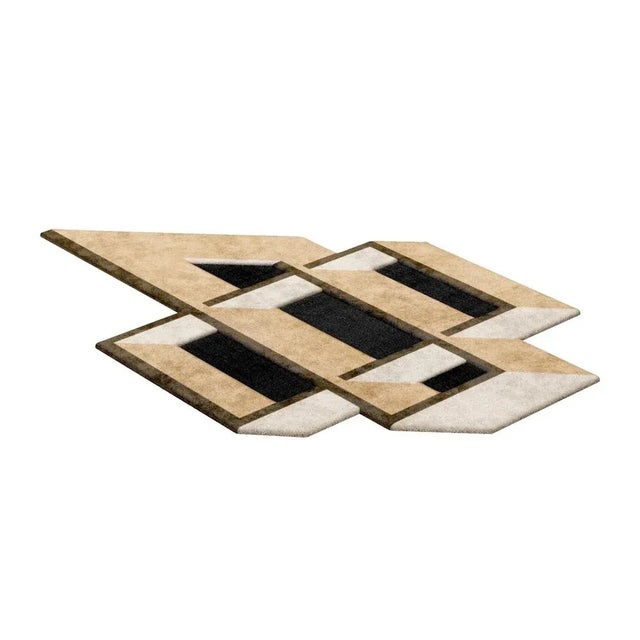 Tapis Shaped 010 is an eclectic rug that brings back mid-century modern vibes. Our Shaped Collection is perfect for an...