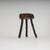 Wood Rustic Hand-Crafted Wooden Stool, 1960s For Sale - Image 7 of 14