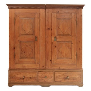 Antique Wardrobe in Oak, 1800s For Sale