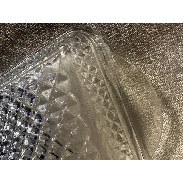 American Vintage Anchor Hocking Wexford Tray For Sale - Image 3 of 4