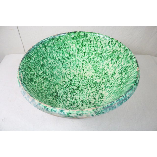 Late 19th Century Italian Pottery Milk Bowl For Sale - Image 9 of 9