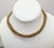 1970s Vintage 1979 Signed Napier Ad Piece Goldtone Torsade Necklace For Sale - Image 5 of 14