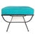 Mid-Century Modern Atomic Ottoman With Integrated Magazine Rack For Sale - Image 4 of 8