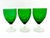Anchor Hocking Mid 20th Century Hollywood Regency Anchor Hocking Forest Green Glass Goblets – Set of 6 For Sale - Image 4 of 8