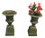 Vintage Cast Iron Garden Planters, 1960, Set of 2 For Sale