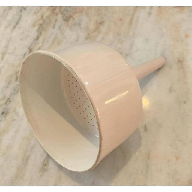 1930s Coors Pottery Porcelain Funnel For Sale - Image 9 of 10