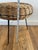 Wood Mid-Century Modern French Woven Rattan Tripod Stool For Sale - Image 7 of 8