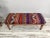 Details SIZE: 18X18X36 Inches ( with legs ) - 45x45x90 cm TYPE: Handmade Ottoman Bench CONDITION: is good. CONSTRUCT: It...