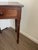 Antique “SHERATON Style circa 1810 PENNSYLVANIA CHERRY 1 Drawer STAND TABLE.” The wood end table has a single drawer with...