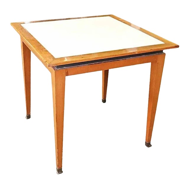 Leather Top Game Table Chairish