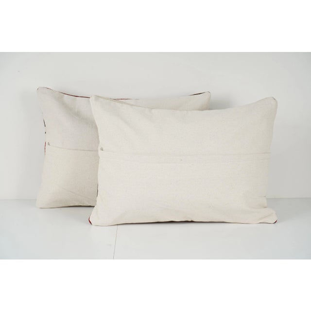 Striped Kilim Pillow - A Pair For Sale - Image 4 of 4