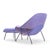 Mid 20th Century Eero Saarinen for Knoll Mid Century Womb Chair With Ottoman For Sale - Image 5 of 10