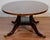 1940s English Regency Style Walnut Banded Satinwood Oval Top Coffee Table For Sale - Image 4 of 14