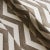 Schumacher Sample - Schumacher X Miles Redd Broken Chevron Cut Velvet Fabric in Taupe on Ivory For Sale - Image 4 of 4
