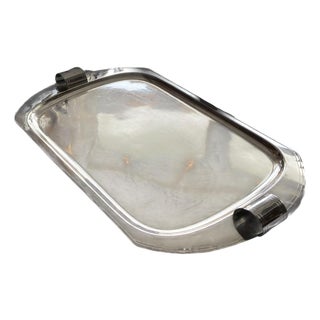 Art Deco Silver-Plated Tray, France, 1930s For Sale