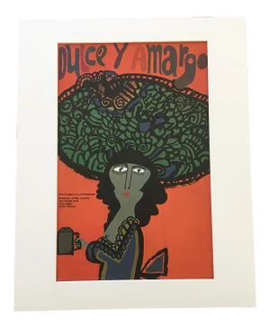 1970s "Dulce Y Amargo" Print of Film Poster
