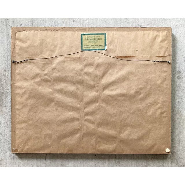 1970s B. Thornton Sansom “Navajo Christmas” Framed Signed & Numbered Litho Print For Sale - Image 11 of 12